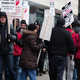 Protesters outside the courthouse during Detroit's federal bankruptcy ruling
Bill Pugliano/Getty Images